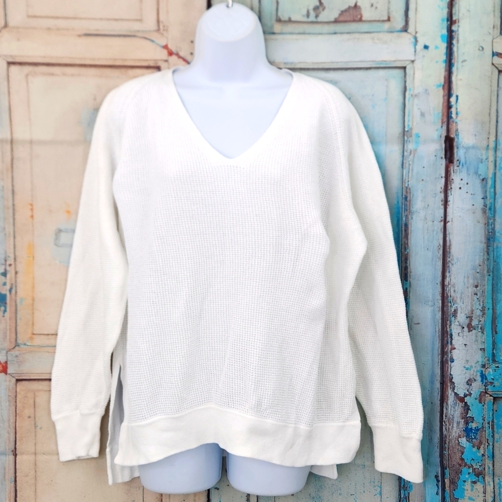 Vince Cotton V Neck Sweater‎